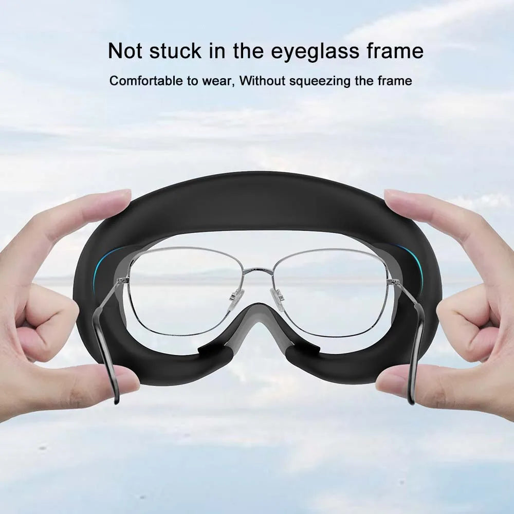 AMVR Silicone Face Cover for Pico 4/4 Ultra Comfortable Sweatproof Protective Cover Eye Mask for PICO 4 01 Version VR Accessory