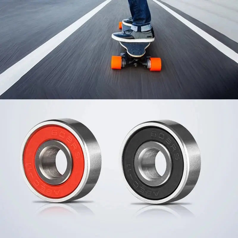 8PCS ABEC-11 high-speed bearing 608RS is suitable for skateboard long board inline roller skates, ice skates, and low-noise PowerGlide Motors & Accessories