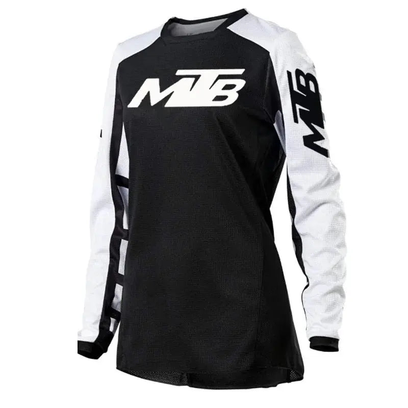 New Downhill Jerseys Mountain Bike MTB Shirts Offroad Motorcycle Jersey Motocross Quick Drying Long Sleeved Sportwear Clothing PowerGlide Motors & Accessories