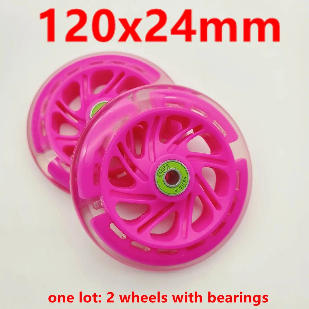 children scooter wheel flashing lighting wheel 80MM 100mm 120mm PU wheel for children scooter PowerGlide Motors & Accessories