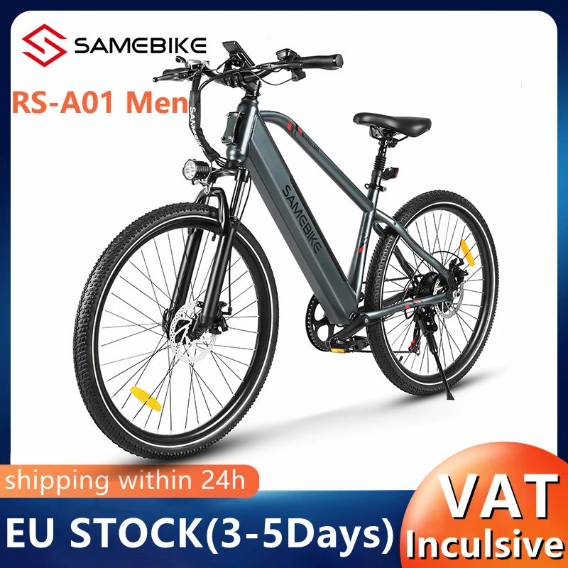 Samebike RS-A01 Electric Mountain Bike 500W 36V 13Ah 26 Inch