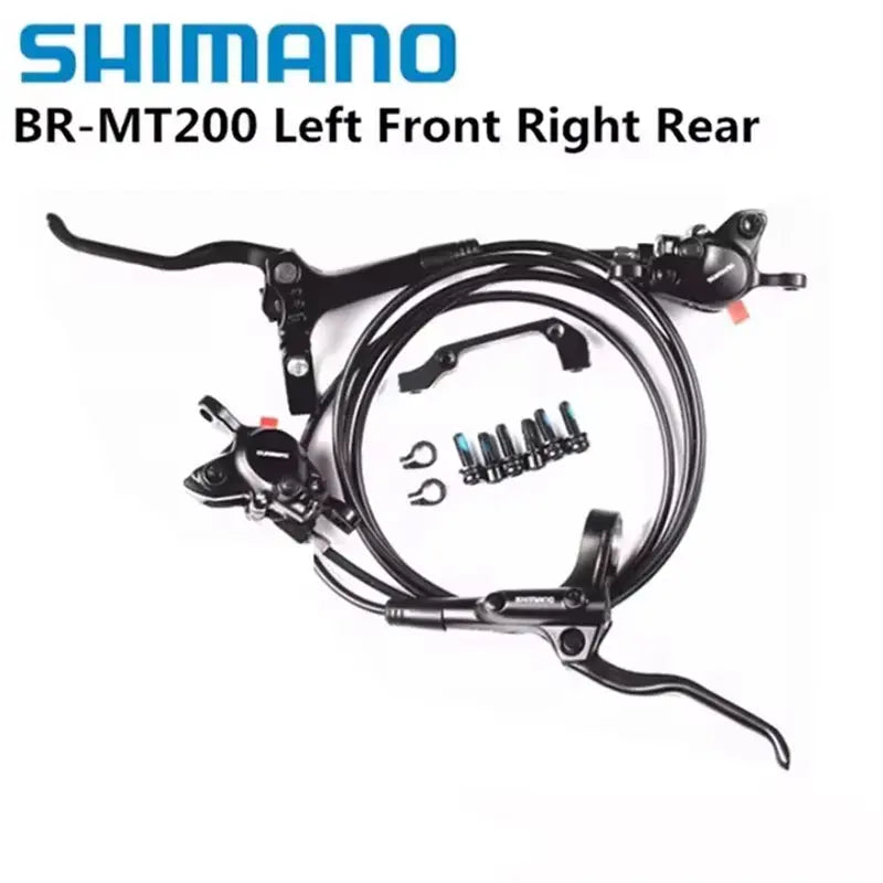 Shimano MT200 Brake BL BR MTB E-bike Hydraulic Disc Brake Bicycle Electric Bike Brake Left Front Right Rear Brake PowerGlide Motors & Accessories