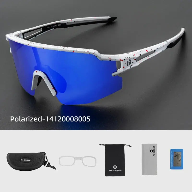 ROCKBROS Cycling Glasses Polarized UV400 Protection Bicycle Sunglasses Men Women Photochromic MTB Road Bicycle Goggles Eyewear PowerGlide Motors & Accessories