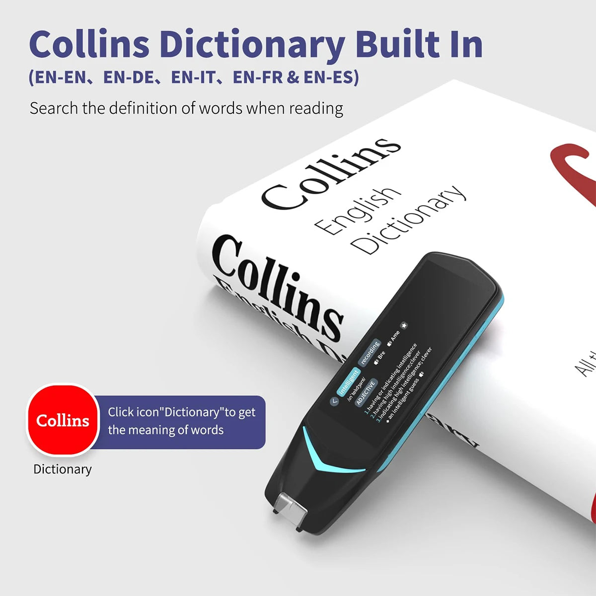 NEWYES 4 Pro Smart Voice Scan Translator Pen MultifunctionTranslation Real Time 121 Languages Translator Business Dictionary Pen