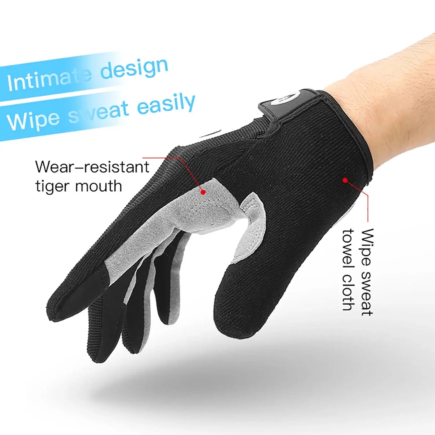 Cycling Anti-slip Half Finger Gloves MTB Bike Bicycle Gloves Pad Men Women Breathable Anti-shock Sports Gloves PowerGlide Motors & Accessories