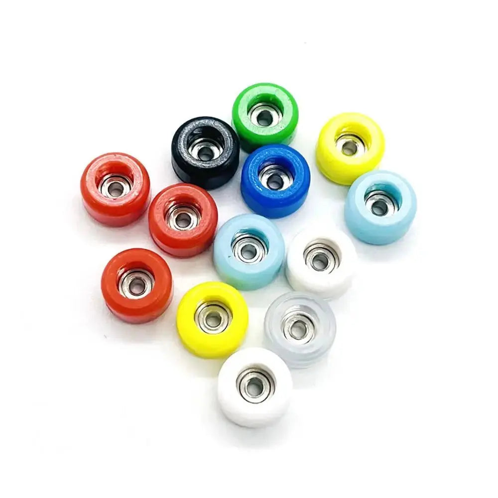 4Pcs Urethane CNC Bearing Wheel For Fingerboard Professional PU+Metal Mini Finger Skate Board Wheels PowerGlide Motors & Accessories