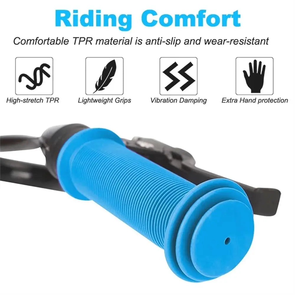 Bike Parts 1Pair Fixed Gear Road Bike Mountain Bike Anti-slip Bicycle Grips Bike Handlebar Grips MTB Bike Grip Scooter Grips PowerGlide Motors & Accessories
