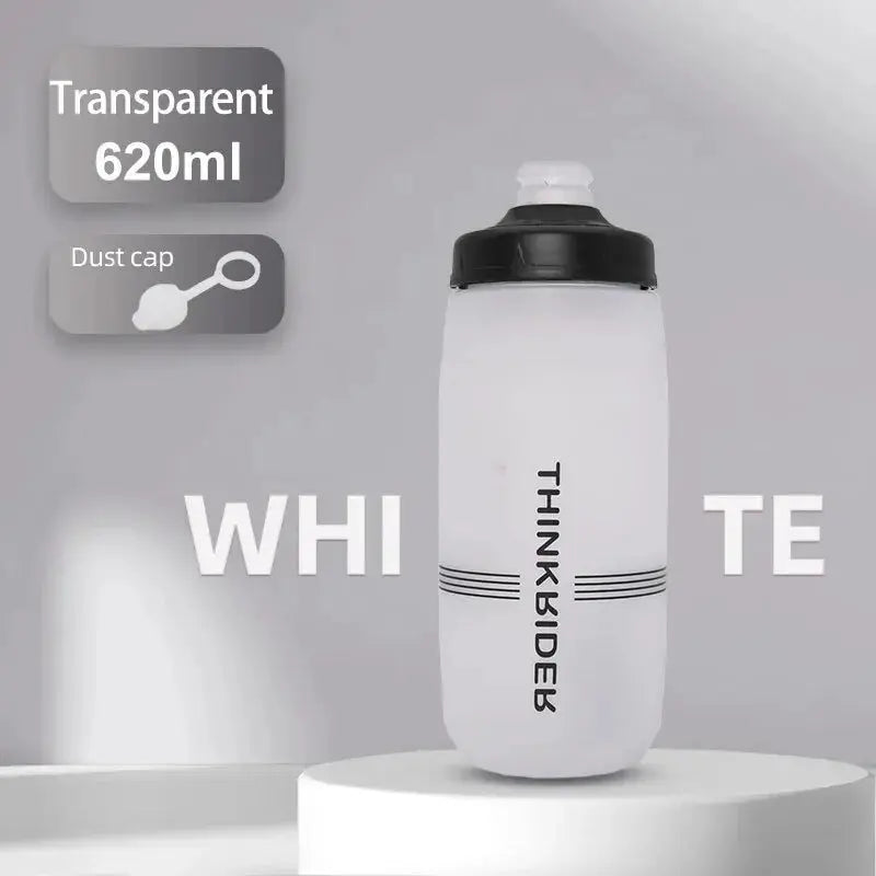 ThinkRider 620ml/750ml Bicycle Bottle MTB Road Bike Water Bottle Outdoor Sports Plastic Portable Large Capacity Drink Cycling PowerGlide Motors & Accessories