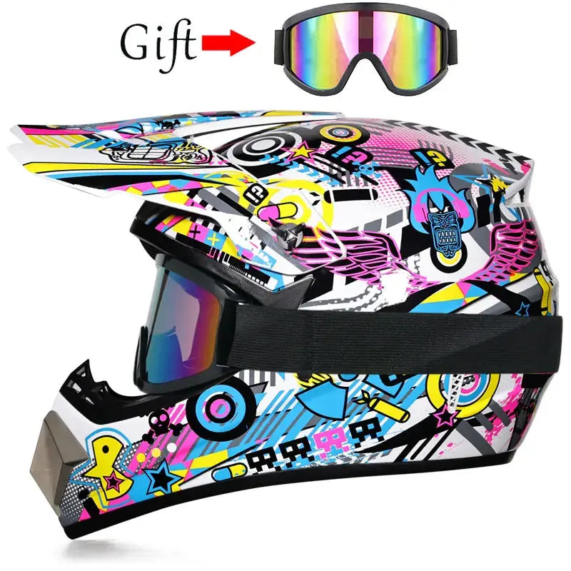 Motorcycle helmet children off-road helmet bike downhill AM DH cross helmet capacete motocross casco PowerGlide Motors & Accessories