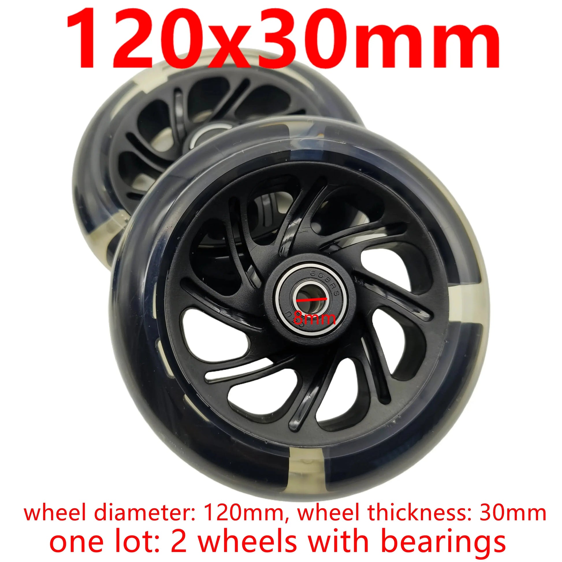 children scooter wheel flashing lighting wheel 80MM 100mm 120mm PU wheel for children scooter PowerGlide Motors & Accessories