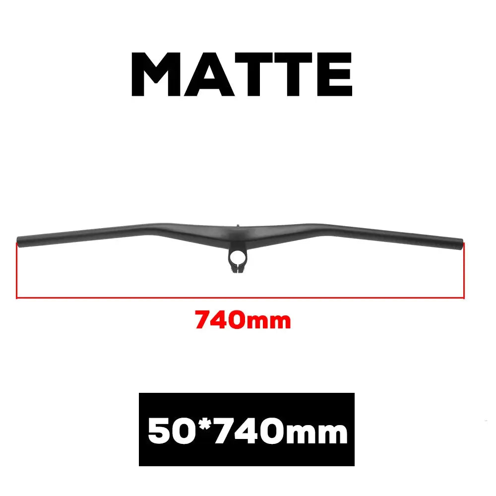 ULLICYC New Carbon One-shaped Integrated MTB Handlebar Bicycle Cockpit With Stem 40mm 50mm 60mm 70mm Supports computer mount PowerGlide Motors & Accessories