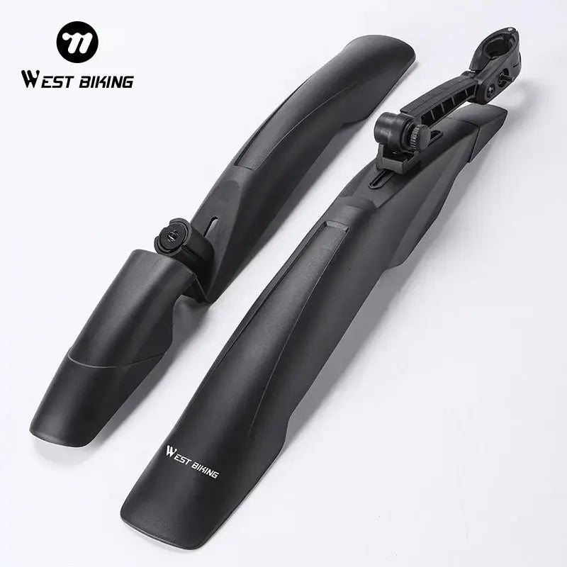 WEST BIKING Widen Bicycle Fender Mountain Bike Mudguard Quick Release For 26/27.5/29 Inch MTB Cycling Protector Bike Accessories