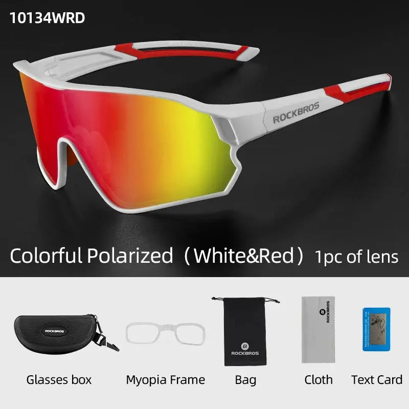 ROCKBROS Bike Glasses Polarized / Photochromic UV400 Sun Protection Sports Eyewear Bicycle Sunglasses MTB Road Cycling Glasses PowerGlide Motors & Accessories