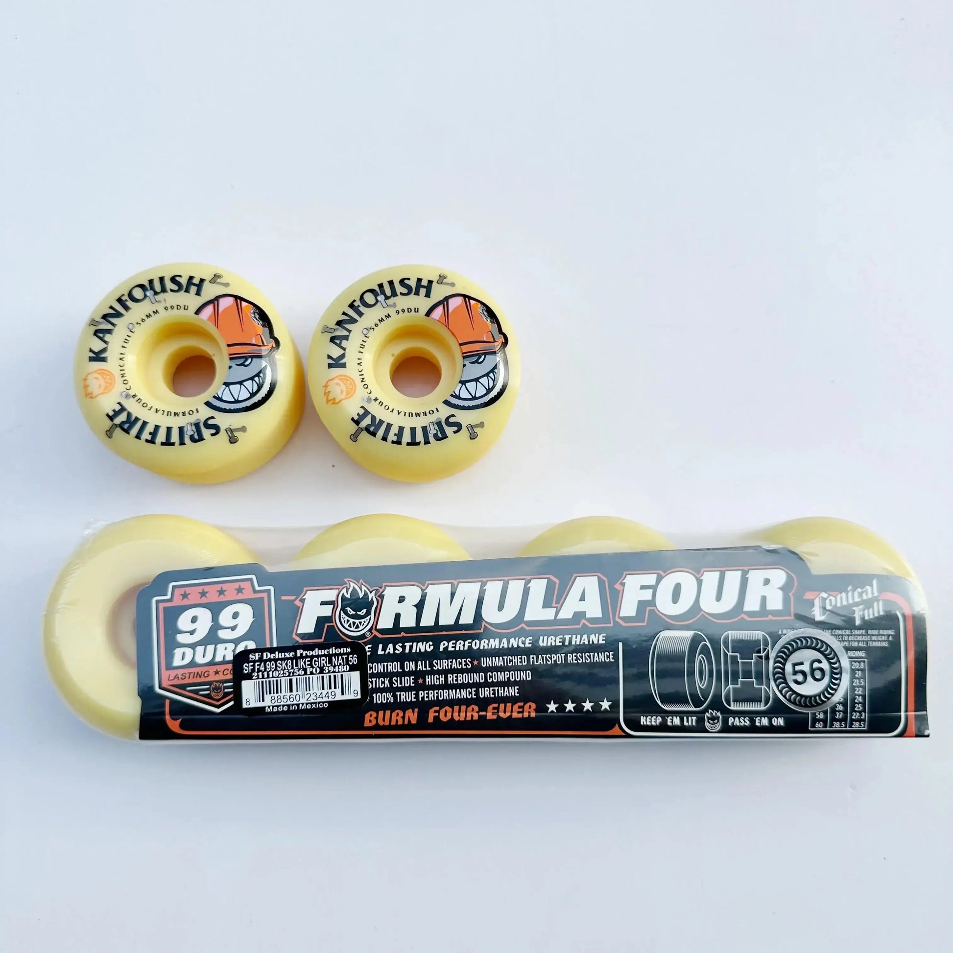 Spitfire wheels imported genuine Spitfire 52mm 101duro 53mm 54mm 56mm 99duro 80HD skateboard wheel for skateboard PowerGlide Motors & Accessories