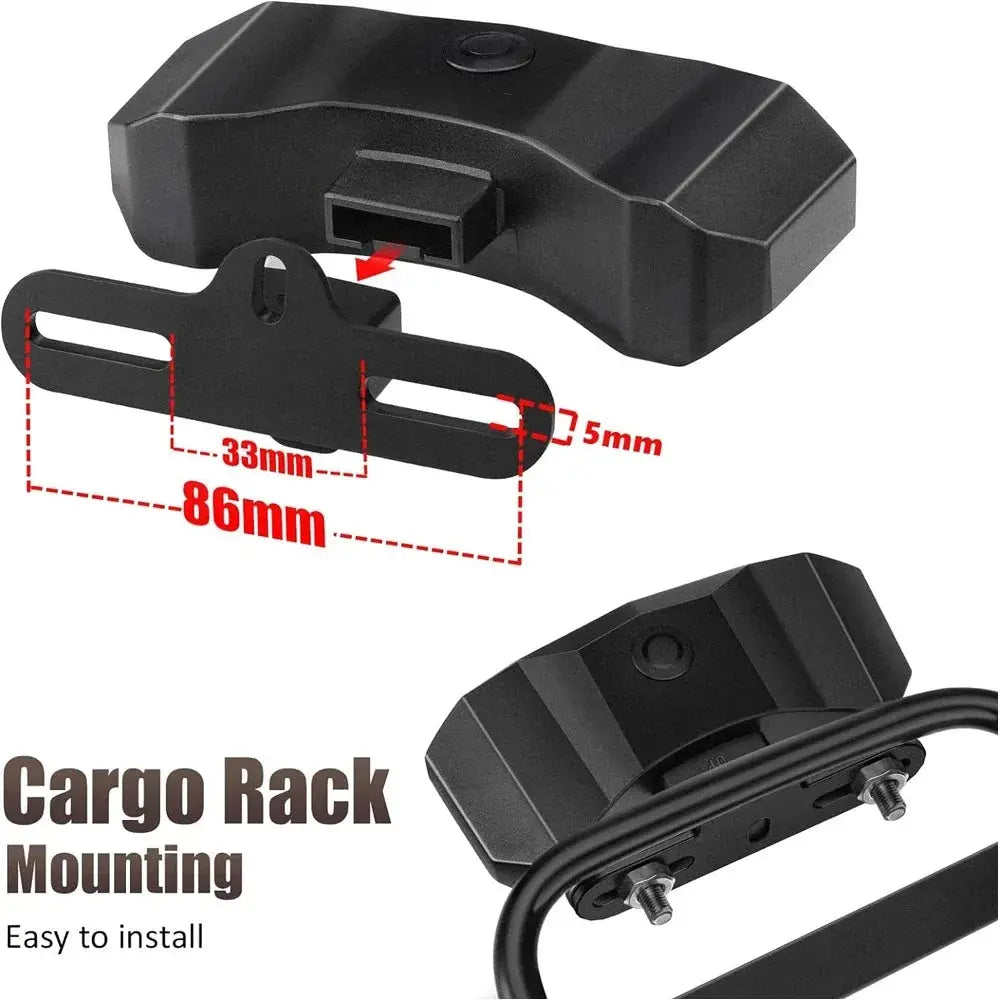 Wireless Bicycle Alarm Rear Tail Light With Turn Signal IP65 Waterproof USB Charging Bike Brake Sensor Taillight With Bracket PowerGlide Motors & Accessories