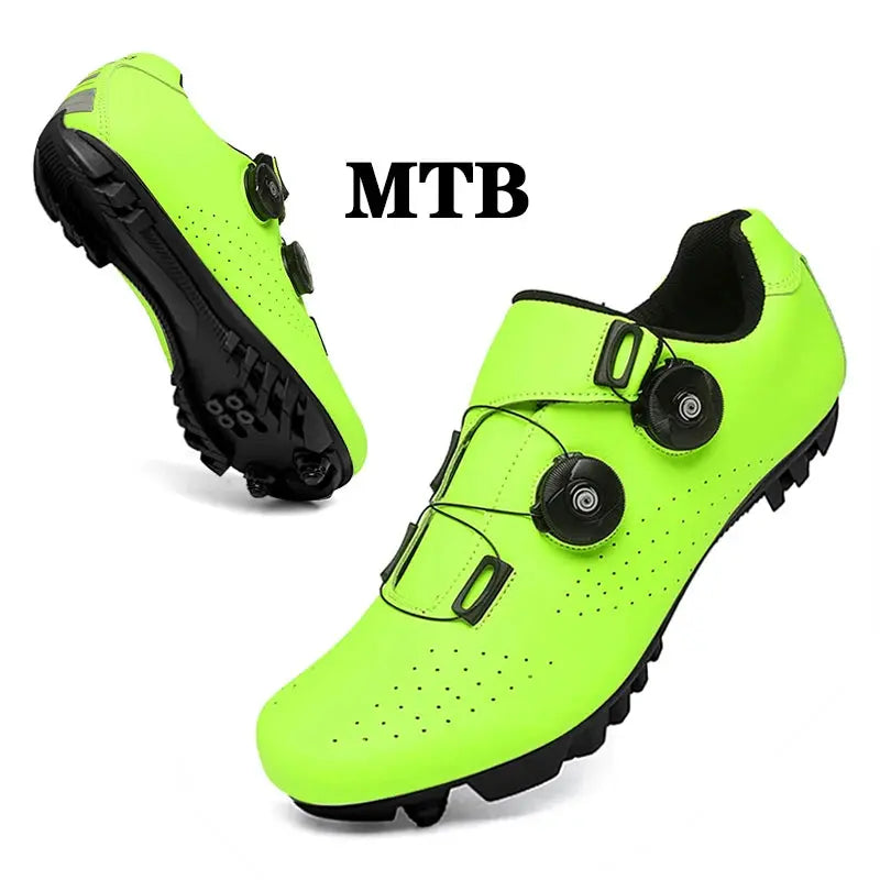 Professional Mountain Bike Cycling Shoes MTB Flat Cleat SPD Shoes Outdoor Self-Locking Big Size 47 Racing Bicycle Sneakers Men PowerGlide Motors & Accessories