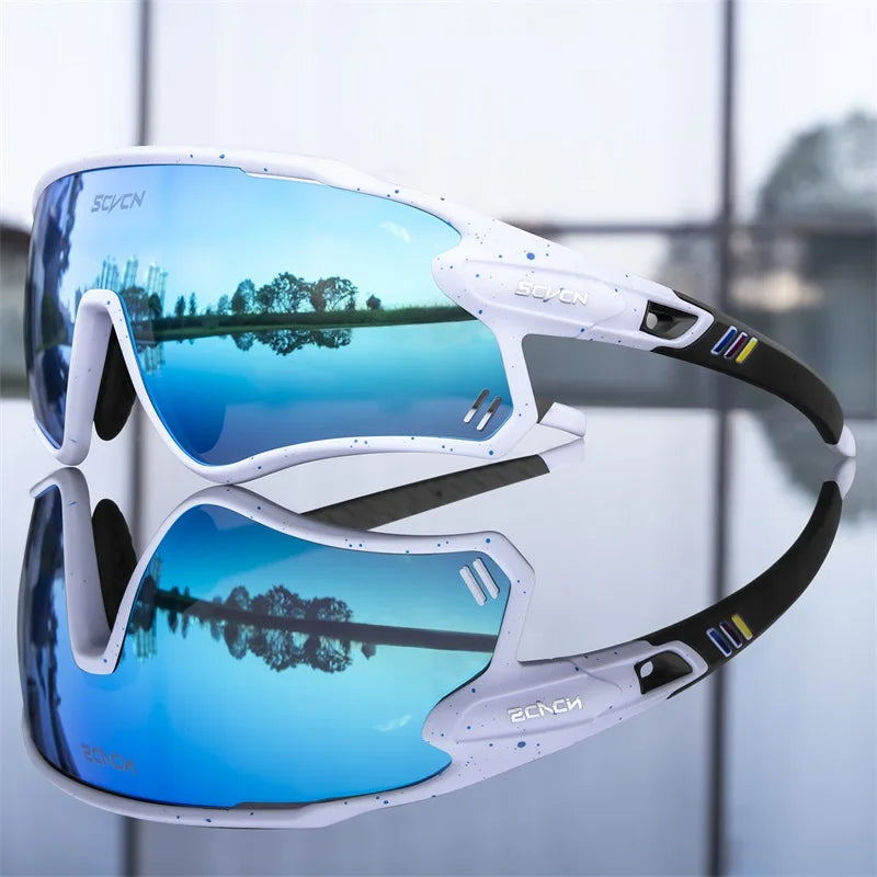 Polarized 3 Lens Men Women Fashion Cycling Fishing Sport Sunglasses 2025 MTB Road Bike Eyewear Motocross Goggles Bicycle Glasses