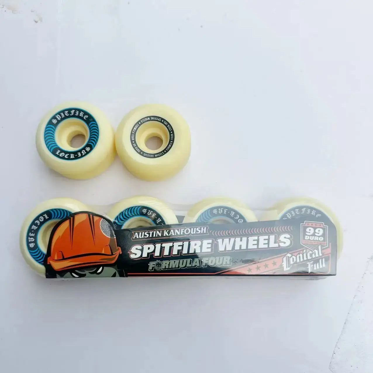 Spitfire wheels imported genuine Spitfire 52mm 101duro 53mm 54mm 56mm 99duro 80HD skateboard wheel for skateboard PowerGlide Motors & Accessories