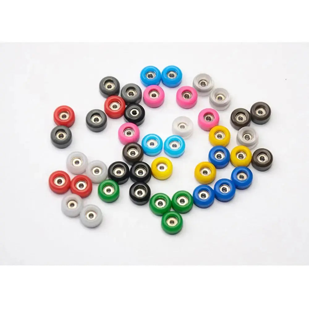 4Pcs Urethane CNC Bearing Wheel For Fingerboard Professional PU+Metal Mini Finger Skate Board Wheels PowerGlide Motors & Accessories