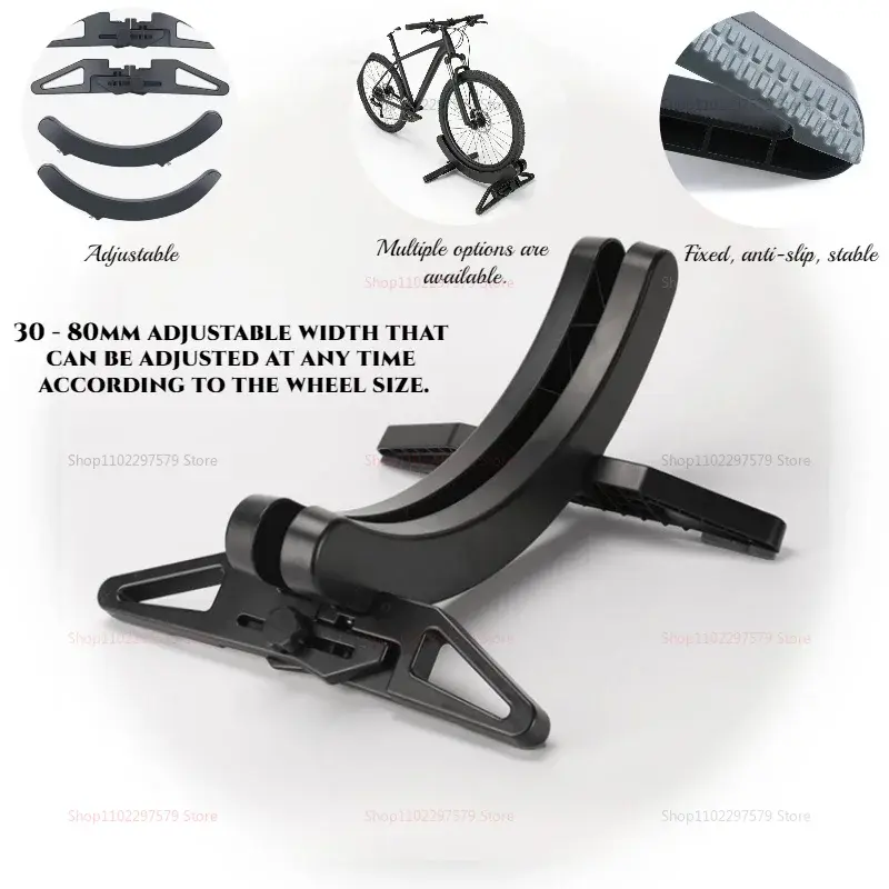 Bicycle adjustable bike parking stand, portable road and mountain bike storage rack, bicycle display stand, bicycle accessories PowerGlide Motors & Accessories