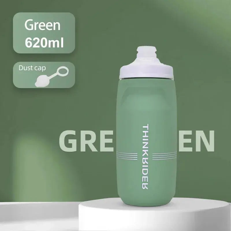 ThinkRider 620ml/750ml Bicycle Bottle MTB Road Bike Water Bottle Outdoor Sports Plastic Portable Large Capacity Drink Cycling PowerGlide Motors & Accessories