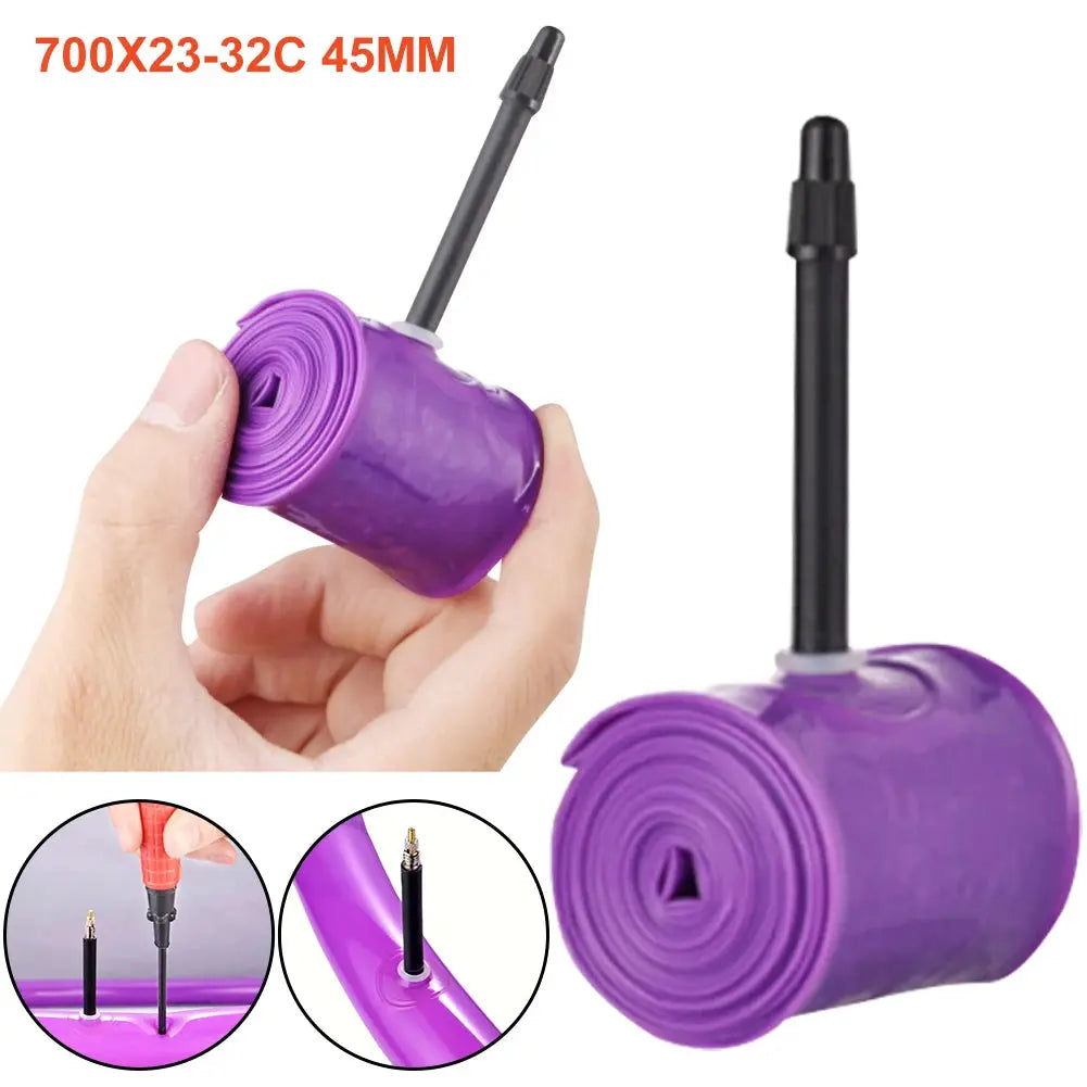 700x35-50C/23-32C Ultralight Bike Inner Tube Road Bicycle TPU Inner Tire with 45mm/65mm/85mm Presta Valve PowerGlide Motors & Accessories
