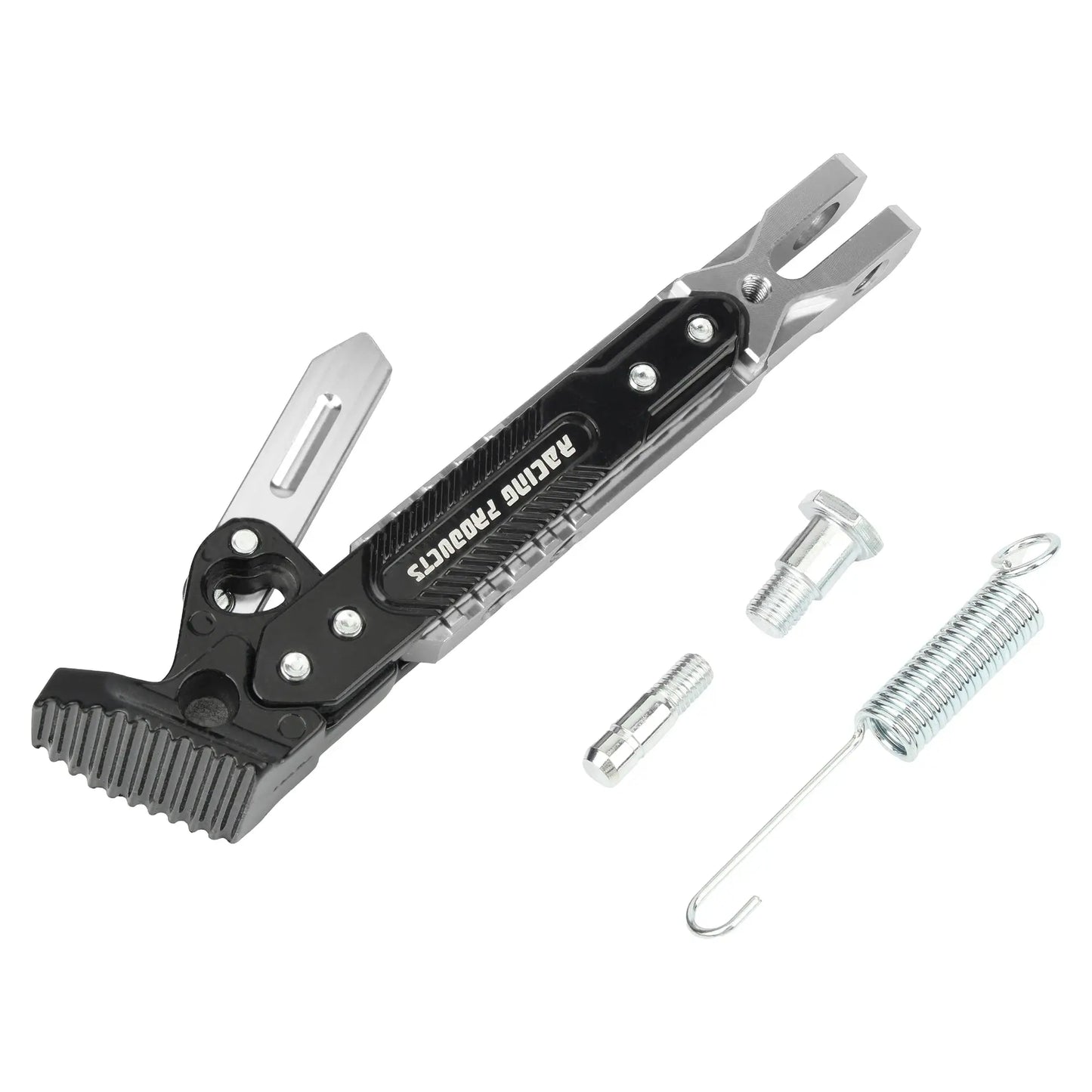 Universal Motorcycle Kickstand Telescopic Adjustable Metal Side Supports CNC Motorbike Scooters Parking Bracket Modified Parts PowerGlide Motors & Accessories