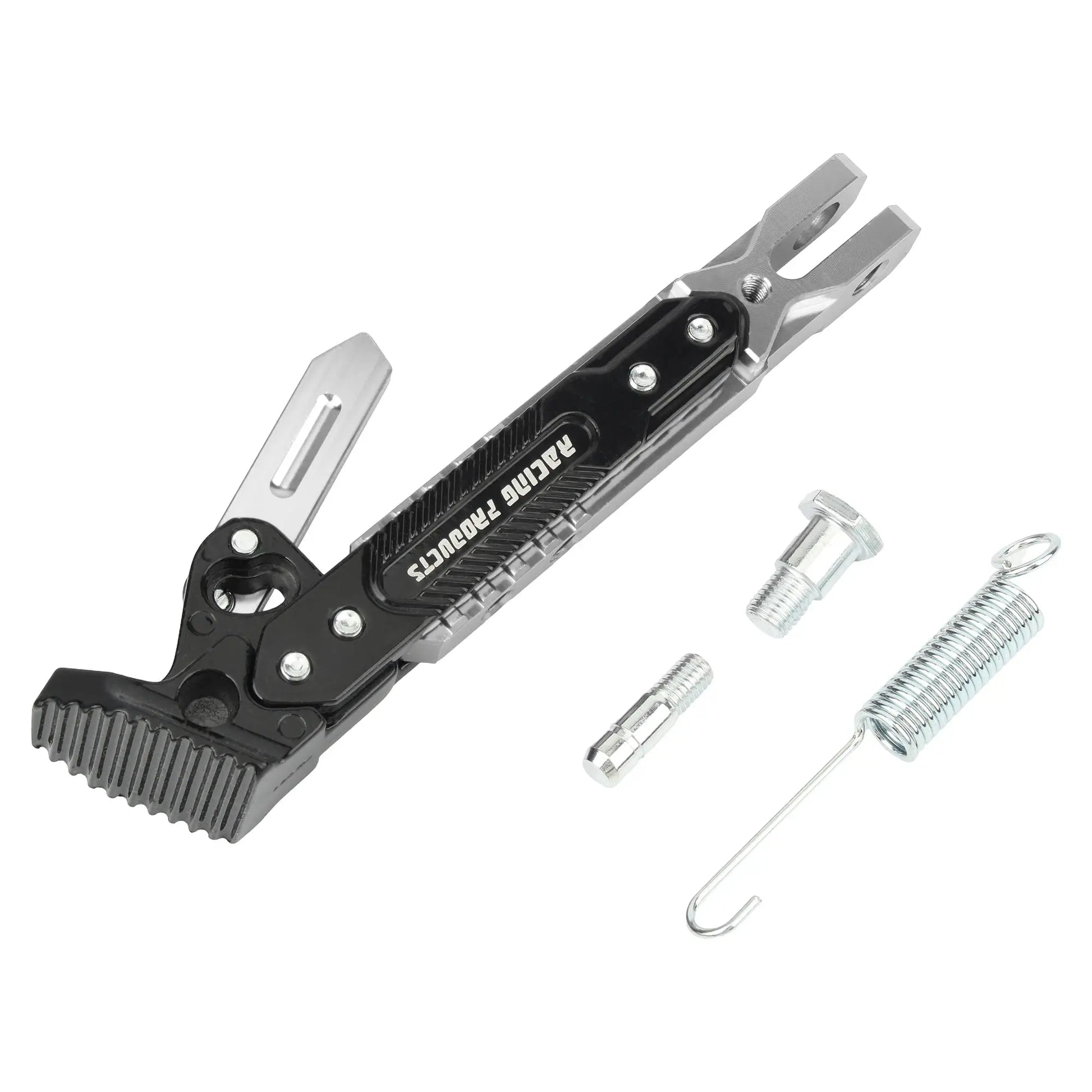 Universal Motorcycle Kickstand Telescopic Adjustable Metal Side Supports CNC Motorbike Scooters Parking Bracket Modified Parts PowerGlide Motors & Accessories