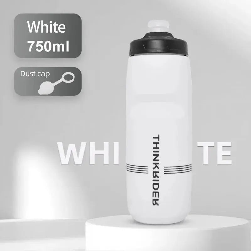 ThinkRider 620ml/750ml Bicycle Bottle MTB Road Bike Water Bottle Outdoor Sports Plastic Portable Large Capacity Drink Cycling PowerGlide Motors & Accessories