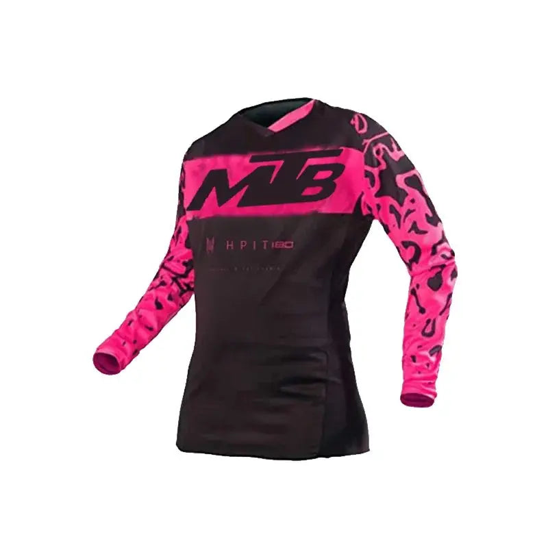 New Downhill Jerseys Mountain Bike MTB Shirts Offroad Motorcycle Jersey Motocross Quick Drying Long Sleeved Sportwear Clothing PowerGlide Motors & Accessories