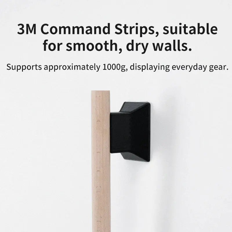 Walosphy Wall-mounted Bicycle Gear Beech Wood Rack Helmet Holder Glasses & Cyclocomputer Desktop Organizer Display Mount PowerGlide Motors & Accessories