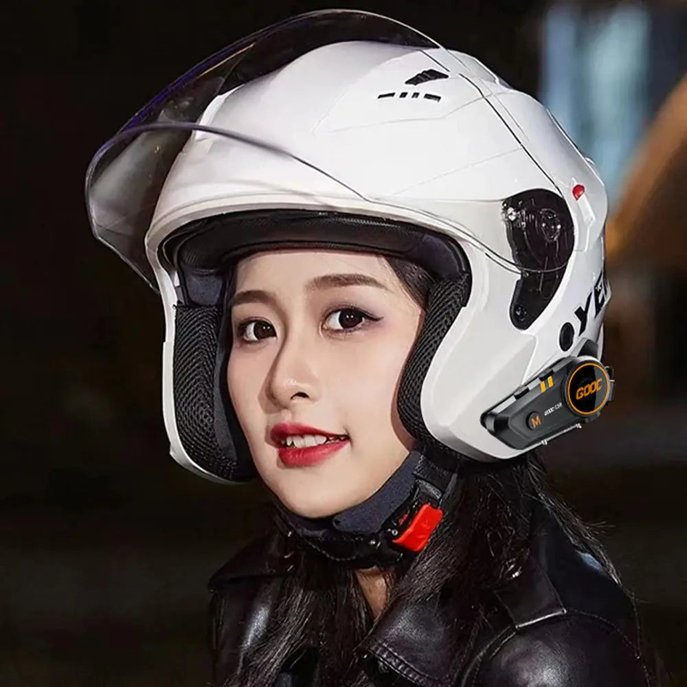 Bluetooth 5.3 Helmet Headset Wireless Hands-free Call Phone Kit Motorcycle Waterproof Earphone MP3 Music Player Speaker for Moto PowerGlide Motors & Accessories