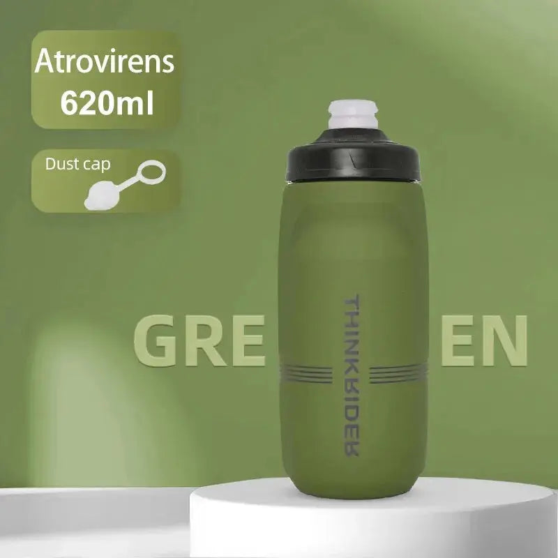 ThinkRider 620ml/750ml Bicycle Bottle MTB Road Bike Water Bottle Outdoor Sports Plastic Portable Large Capacity Drink Cycling PowerGlide Motors & Accessories