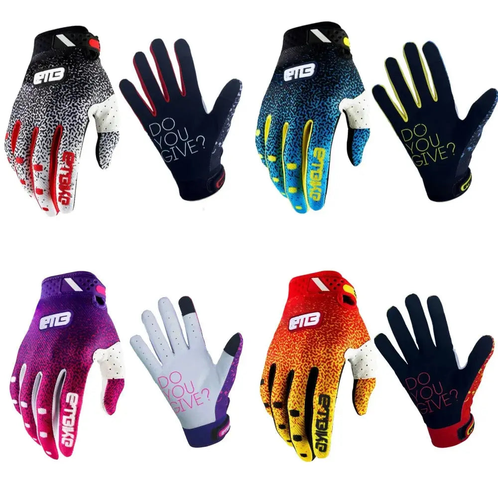 ETBIKE riding gloves, motorcycle outdoor sports off-road, mx gloves MTB DH, touch screen support PowerGlide Motors & Accessories