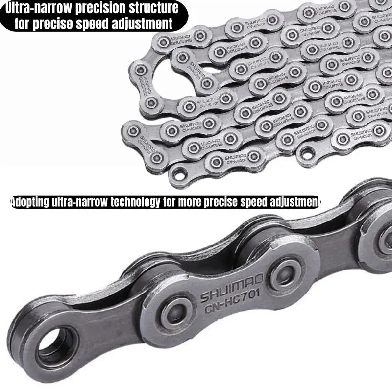 Mountain bike shifting chain (6/7/8/9/11 gears) high-speed bicycle chain, bicycle parts, with extremely strong bite force. PowerGlide Motors & Accessories
