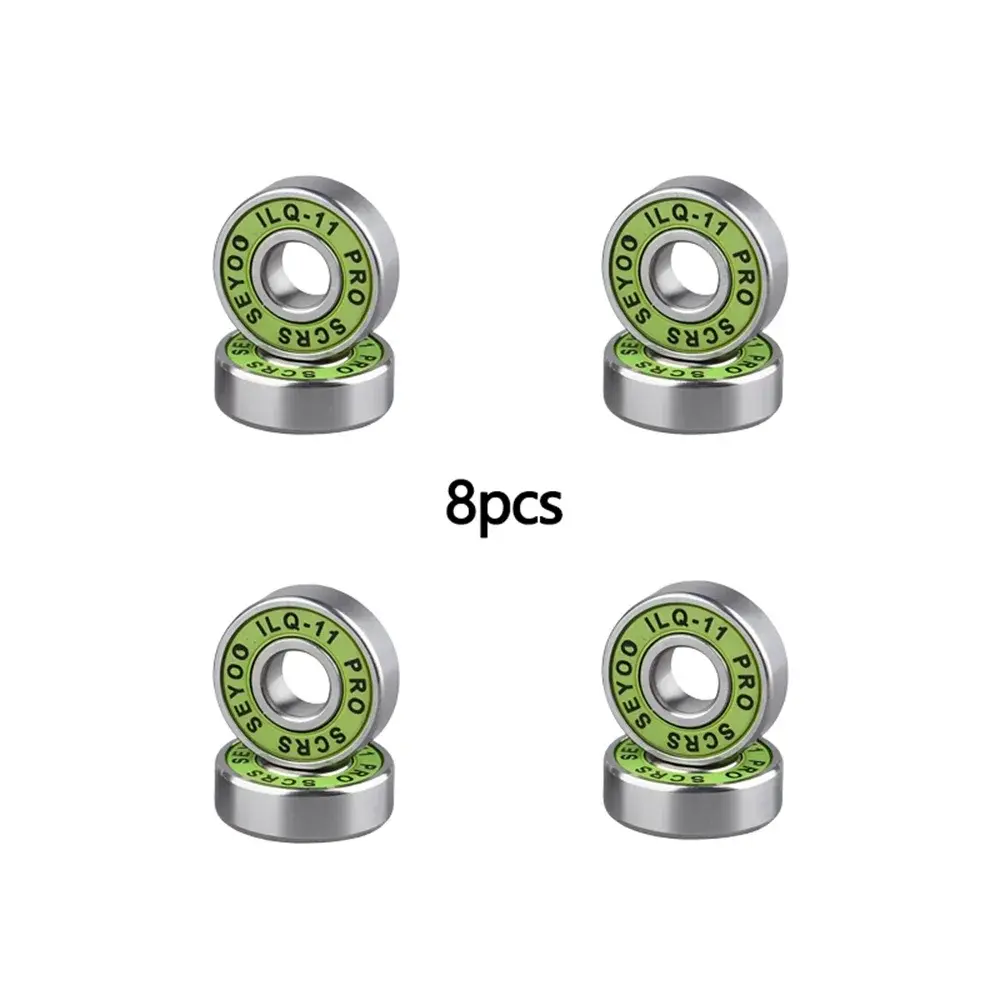 8PC bearings ILQ-11 high-speed bearings are suitable forskateboard long board inline roller skates and ice skates with low noise PowerGlide Motors & Accessories