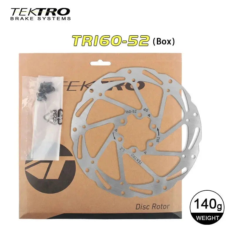 TEKTRO Disc Brake Rotor 6-Bolt TR160/TR180/TR203 160/180/203mm Stainless Steel Lightweight Dissipation Polygonal Design Screws PowerGlide Motors & Accessories