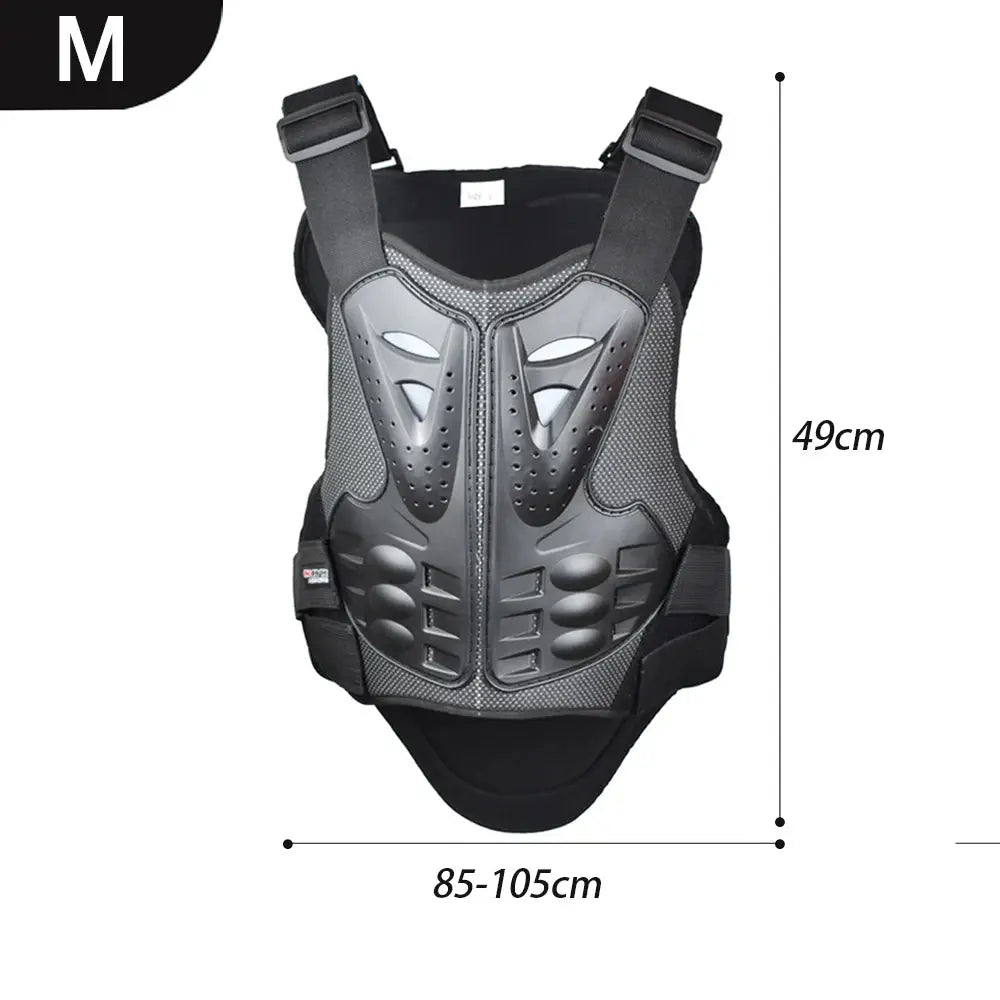 Motorcycle Dirt Bike Body Armor Protective Gear Outdoor Driving Adult Chest Back Protection Vest For Motocross Skiing Skating PowerGlide Motors & Accessories