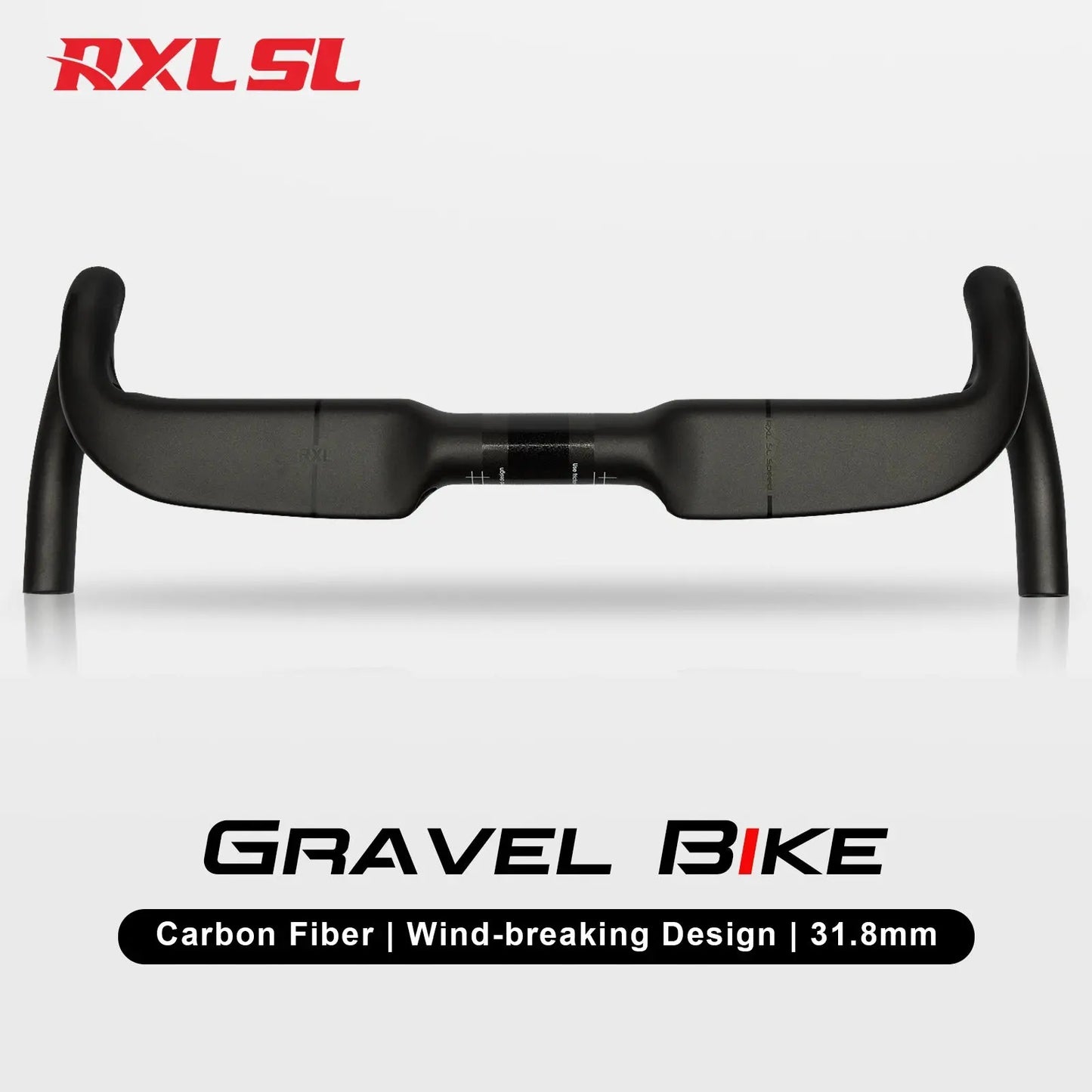 Gravel Bike Handlebar,Speed Carbon Road Handlebars,RXL SL,31.8mm,Inner Routing,Racing Bike Drop Bent Bar,458/478/498mm PowerGlide Motors & Accessories