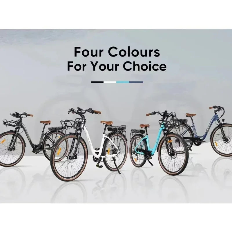 SAMEBIKE RS-A07 Electric Bicycle 500W Brushless Motor Electric Bike 36V13AH Lithium Battery 28inch City Travel Disc Brake E-Bike