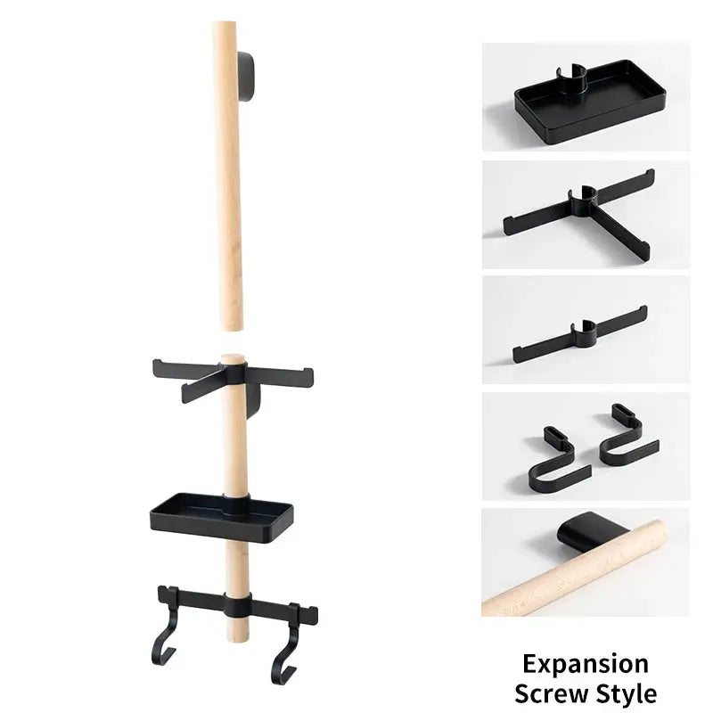 Walosphy Wall-mounted Bicycle Gear Beech Wood Rack Helmet Holder Glasses & Cyclocomputer Desktop Organizer Display Mount PowerGlide Motors & Accessories