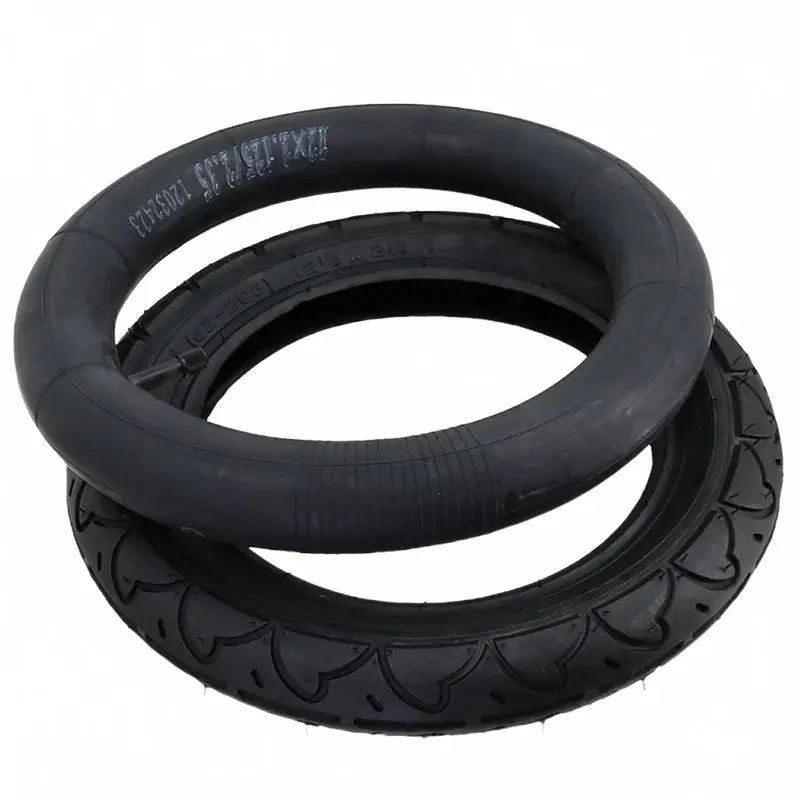 12 1/2 x 2 1/4 62-203 tire and tube pair designed for pneumatic systems on e-bikes and scooters PowerGlide Motors & Accessories