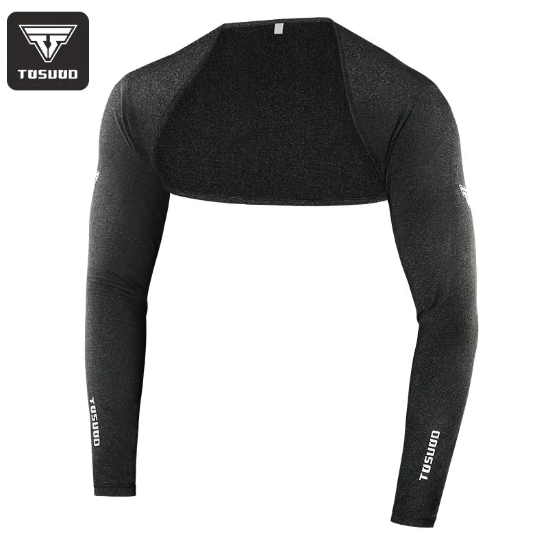 TOSUOD Ice silk sunscreen shawl summer men and women one-piece ice sleeve arm protector sunscreen cycling equipment
