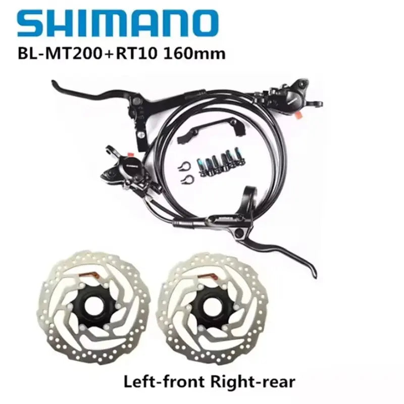 Shimano MT200 Brake BL BR MTB E-bike Hydraulic Disc Brake Bicycle Electric Bike Brake Left Front Right Rear Brake PowerGlide Motors & Accessories