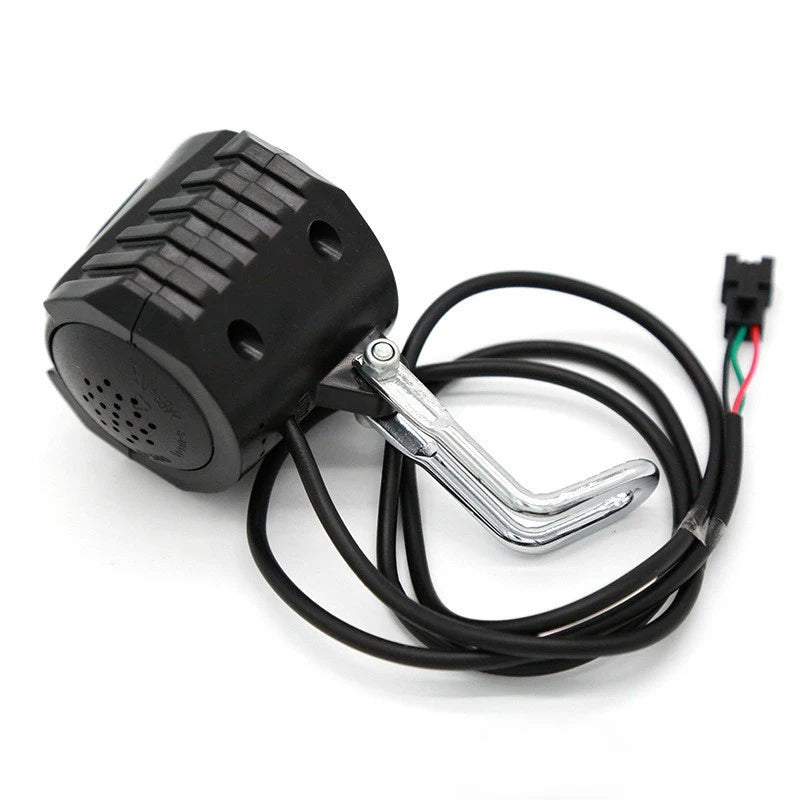 NEW E-Bike 12V 24V 36V 48V 60V 72V Electric Bicycle Light with Horn Waterproof IPX4 Headlight Horn Set Front Headlight Horn Set PowerGlide Motors & Accessories