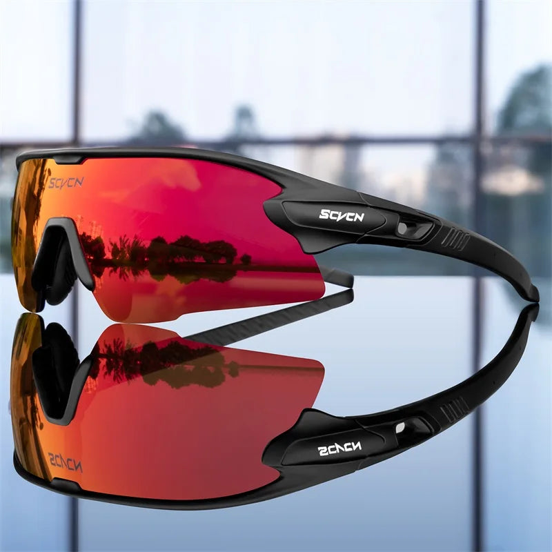 Polarized 3 Lens Men Women Cycling Fishing Sport Glasses Road Bike Racing Goggles Bicycle Running Driving Sunglasses MTB Eyewear