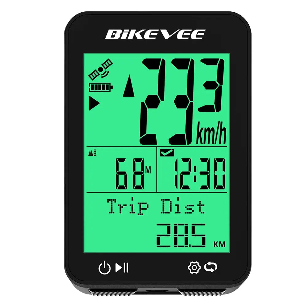 Multi-Language GPS Wireless Bike Computer Bicycle Odometer Speedometer Mountain Cycling Speedo Meter Multi Functional LCD Screen PowerGlide Motors & Accessories